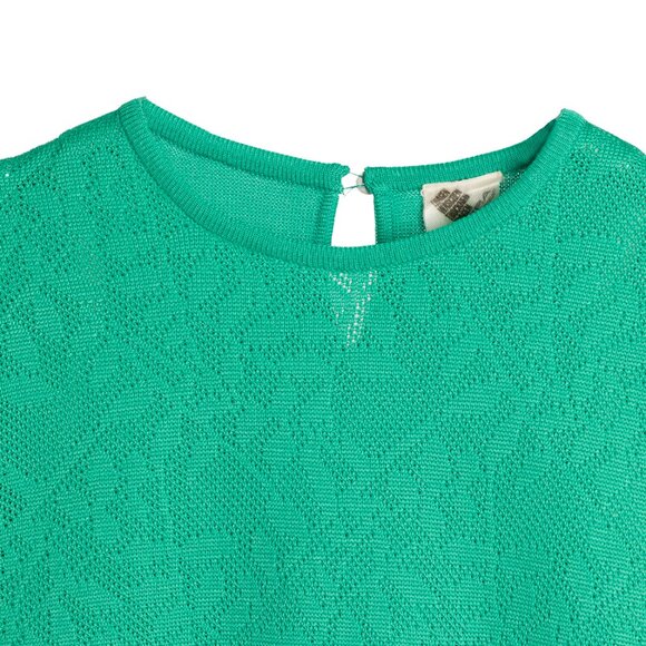 SCHAPIRA (Germany) Trevira Knit Keyhole Armseye Sweater : S - Picture 7 of 9
